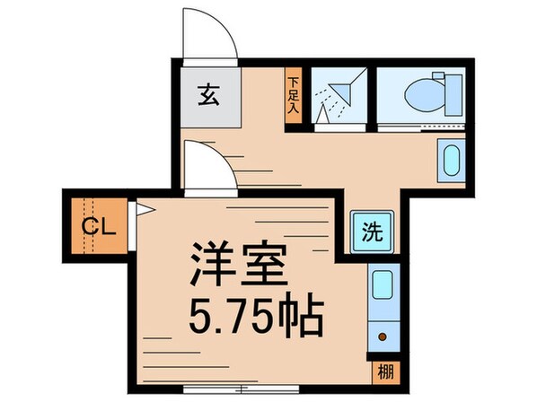 ＥハウスⅤの物件間取画像